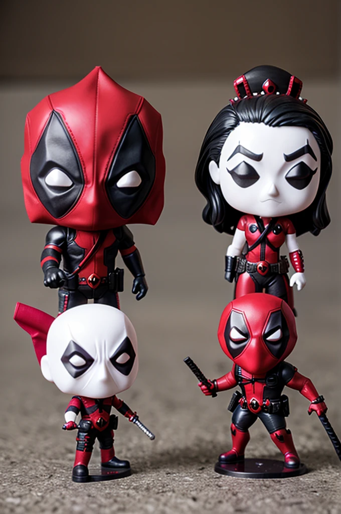 ((Harleand Queen)) and ((Deadpool)) how to Funko pop figures