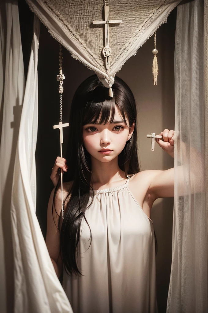 When the curtains call the time
Will we both go home alive?
It wasn't hard to realize
Love's the death of peace of mind
You're in the walls that I made with crosses and frames
Hanging upside down
For granted, in vain, I took everything
I ever cared about