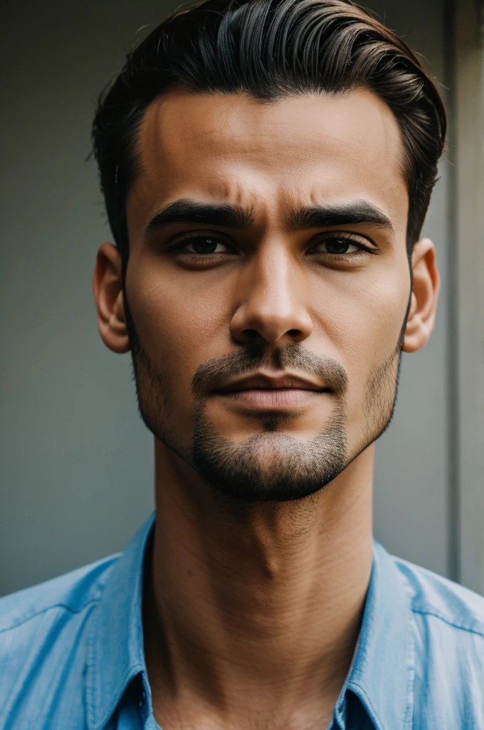 Man with big forehead