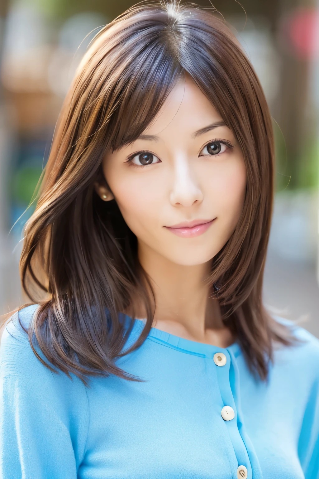 (High reality photograph, high resolusion), Skinny Japanese lady, 30 years old, cute face, detailed face, detailed eyes, various hair style, skinny figure, correct body anatomy, ((looking straight ahead)), facing the camera directly, single photo, a photo captured the best moment expressing the beauty and brains, ((with simple background))