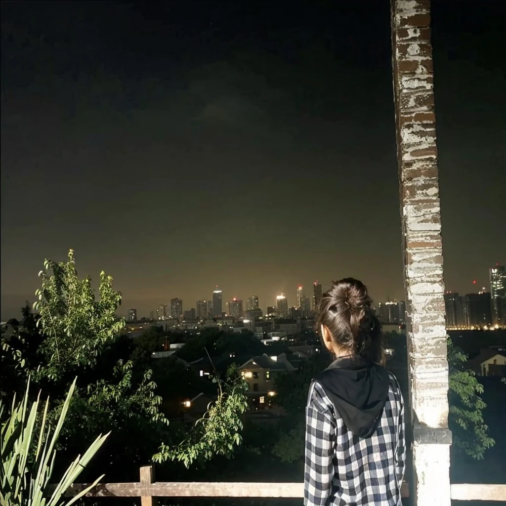 Apply the effect to the photo and beautify the scene