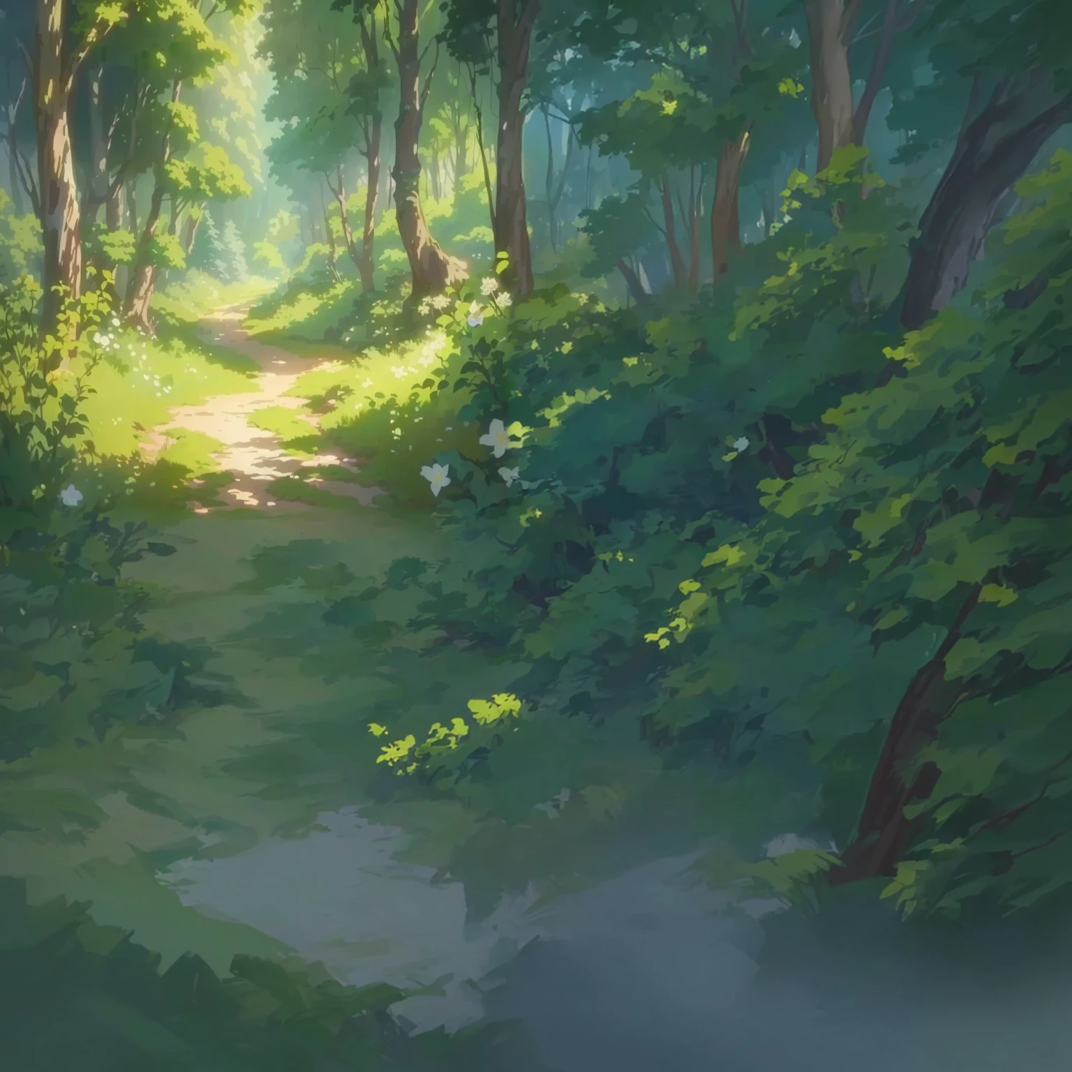 anime scene of a path through a forest with flowers and trees, animated background art, anime lush john 8k forests, animated background, anime nature, anime countryside landscape, beautiful animated landscape, Beautiful anime scene, animated landscape, Anime Beautiful Peace Scene, animated landscape concept art, animated landscape, anime nature wallpap, anime movie background, magical forest in the background