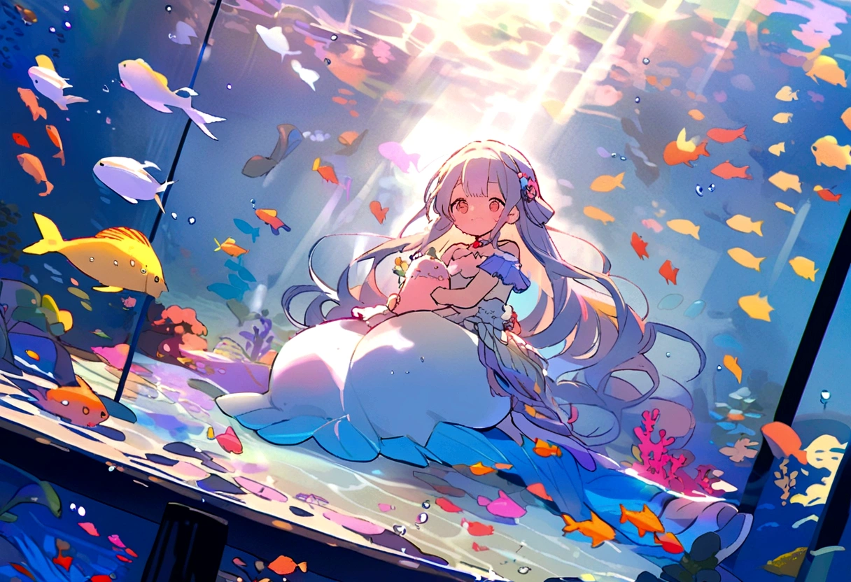 mermaid、aquarium