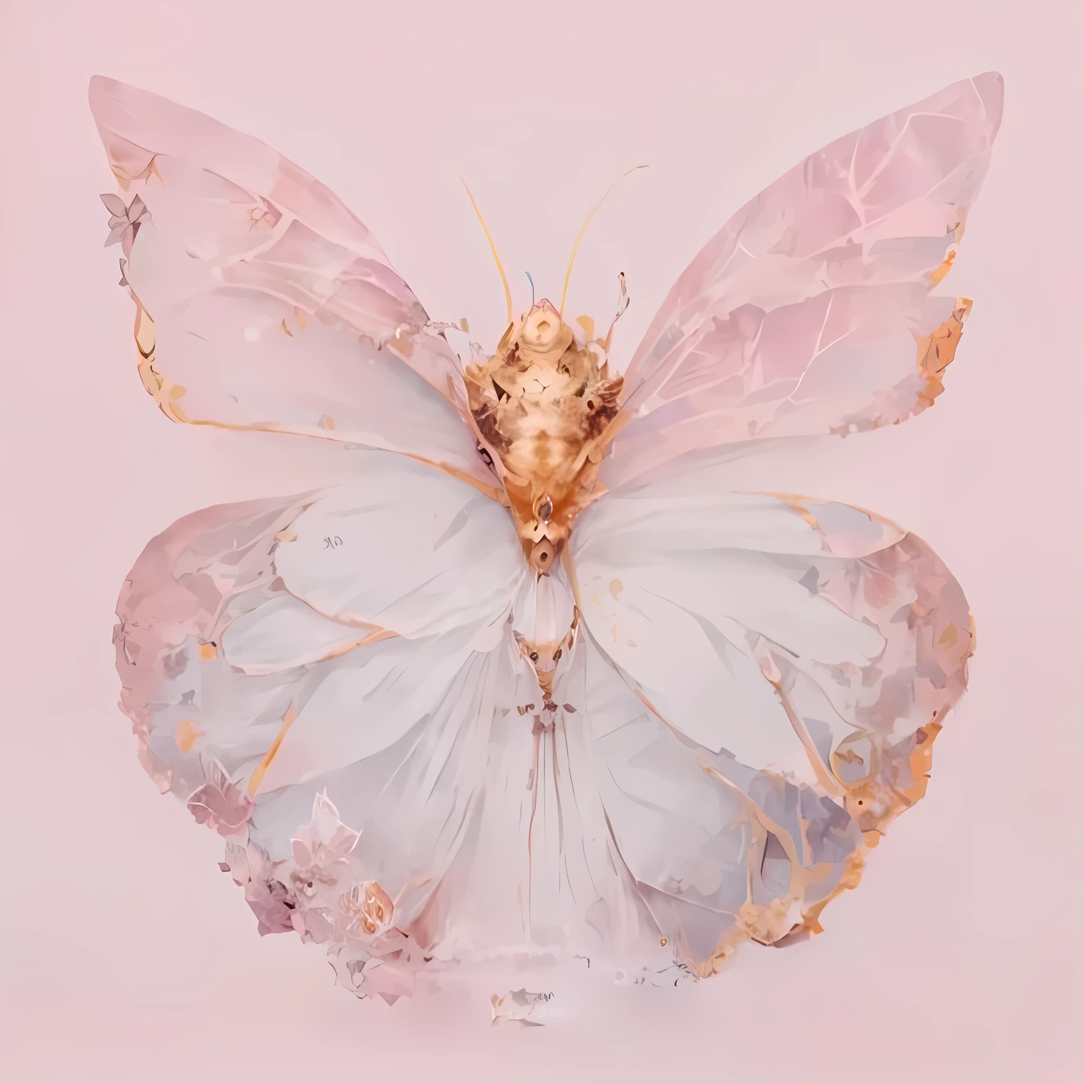 there is a Butterfly that is sitting on a glass vase, Gossamer wings, Ethereal Wings, author Kinuko Y. Technology, author:Gu An, Daniel Merriam :.1, author:Kojima Ayami, Butterfly, author:Ju Lian, Exquisite and handsome wings, author:Nil Gleyen, Daniel Merriam, Fairy Wings, Beautiful animal pearl queen