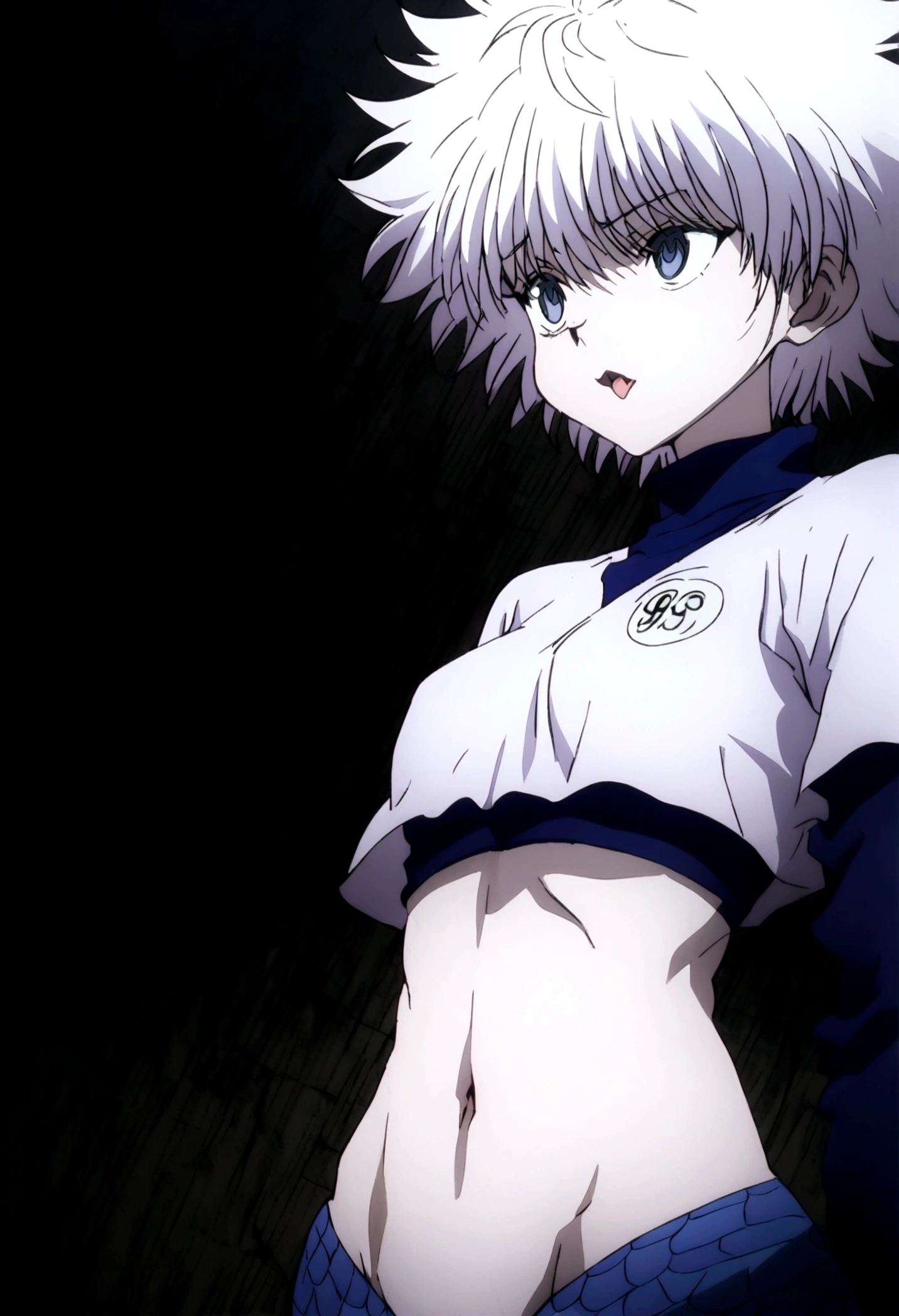 killua ahegao crop top lamia body