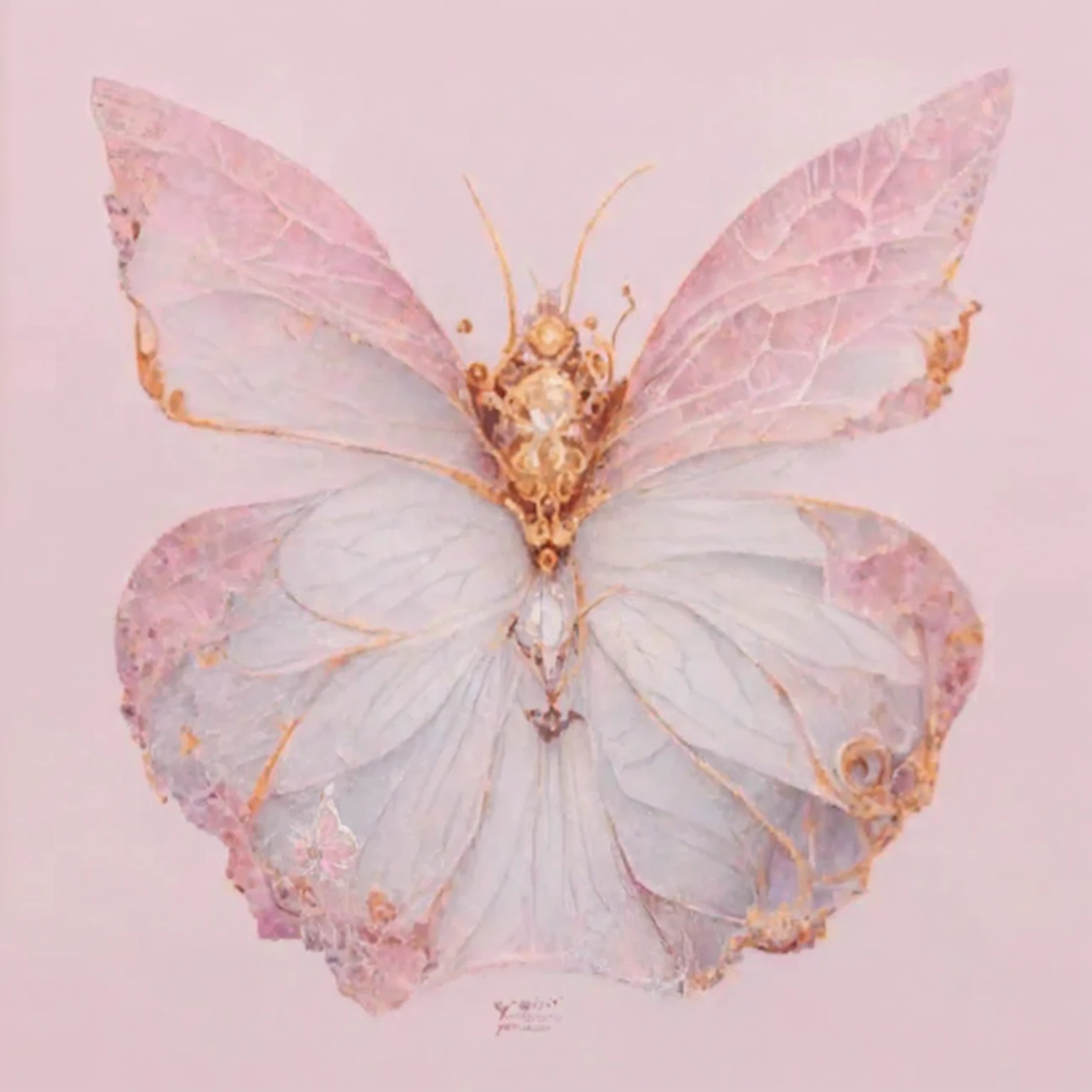 there is a Butterfly that is sitting on a glass vase, Gossamer wings, Ethereal Wings, author Kinuko Y. Technology, author:Gu An, Daniel Merriam :.1, author:Kojima Ayami, Butterfly, author:Ju Lian, Exquisite and handsome wings, author:Nil Gleyen, Daniel Merriam, Fairy Wings, Beautiful animal pearl queen