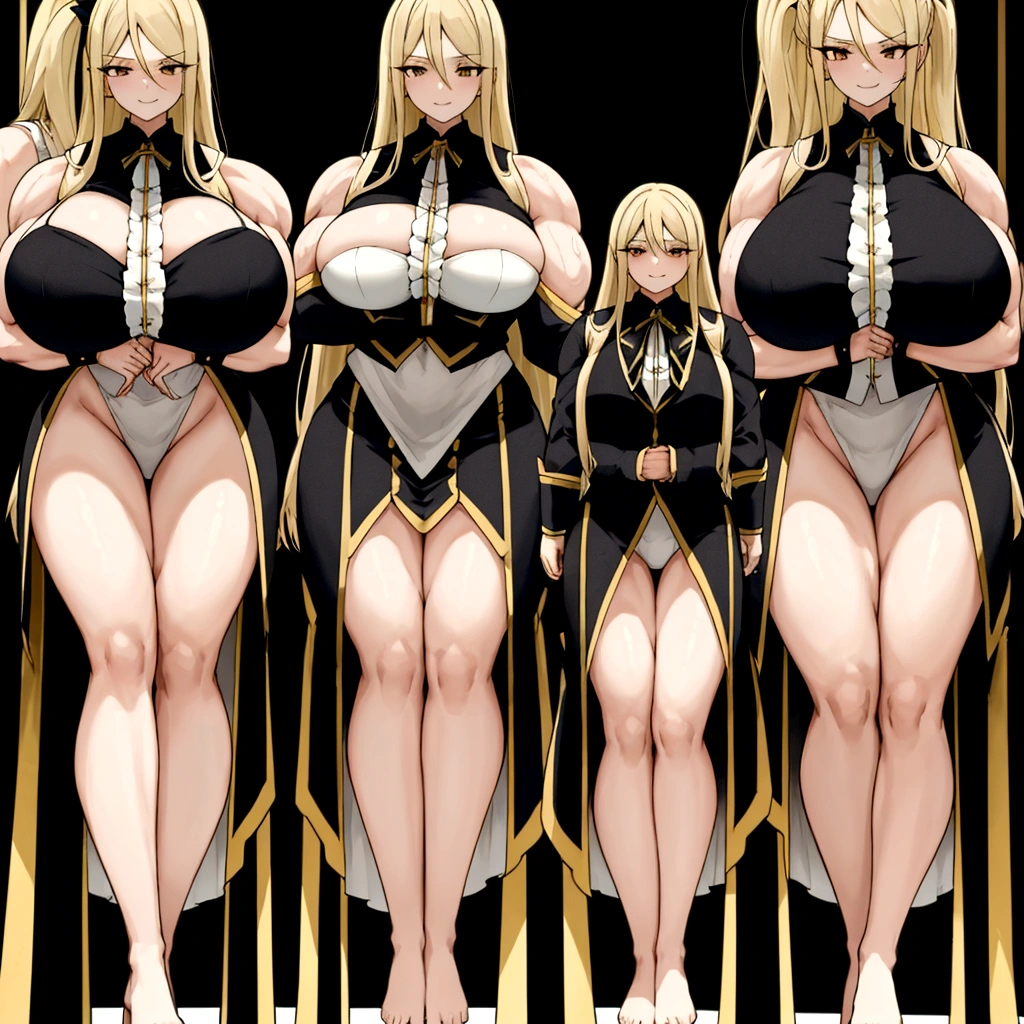 {full body},{{sitting}},wariza,looking down,from below,{upskirt},dynamic angle, dynamic cut,naughty smile,macrophilia,{white wings},{angel},{{very muscular}},{{very muscle}},{very curvy},{very big woman},{very gigantic woman},{very strong woman},{very tall woman},{very long legs},{very gigantic breasts},{very big breasts},{two side up},{very grown-up body},{adult},blonde hair,barefoot,cute dress shirt frills ribbon split corset skirt,best quality,solo,white background