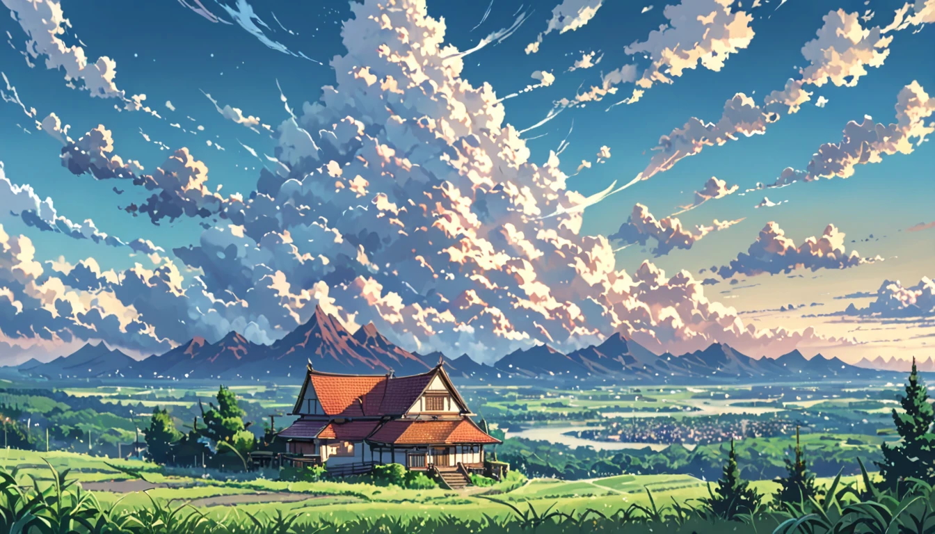 ((Anime: 1.4, Illustration)), (Masterpiece, Top Quality, Best Quality), (Ultra-Detailed, Absolutely Resolution), ((16k, HIGH RES)), ((Dragon flying in the sky, blue sky, cumulonimbus clouds, light, vast land, castle visible in the distance), ( Anime: 1.4, Illustration)), (Masterpiece, Top Quality, Best Quality), (Ultra-Detailed, Absolutely Resolution). Ak {Lofi Art, Style of Laurie Greasley, Style of Makoto Shinkai, Anime Aesthetic}, BREAK {(Produces IMAGES WITH ITH INFORMATION THAN 40 Million Pixels with Cinematic-Like Detailed Textures S Hot on a Sony slur).}