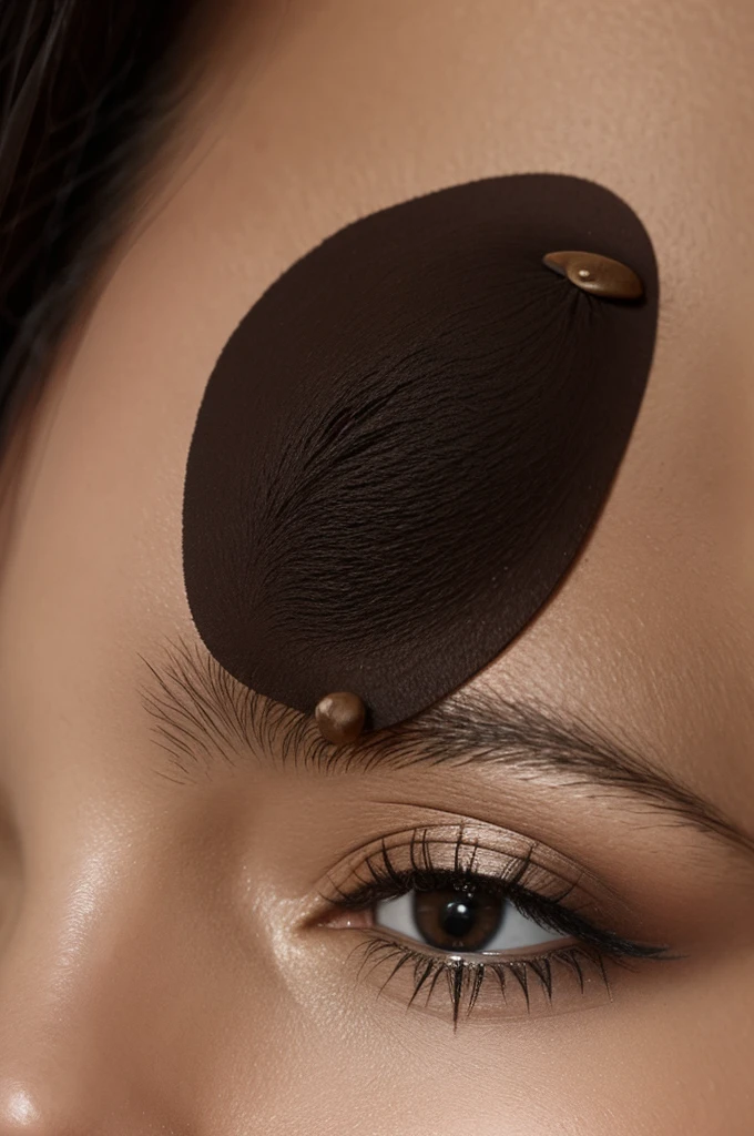The mole wears a .