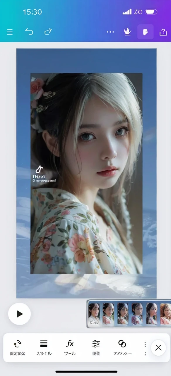 Please make something similar to this. A soft image.