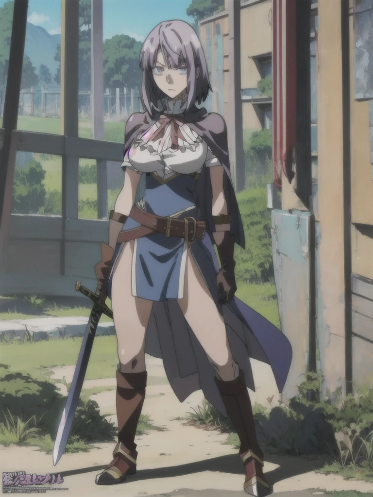 anime artwork anime artwork masterpiece,best quality, unreal engine, ultra res, extremely detailed,
1girl, solo, waist, (slender:1.4), (muscular:0.8)
ROUND BREASTS, big BREASTS, thigh
KNIGHTFFT, CAPE, ARMOR, BLUE DRESS, BELT, GLOVES, BOOTS,
holding sword, . anime style, key visual, vibrant, studio anime, highly detailed