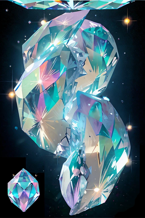 ((best quality)), ((masterpiece)), (detailed), （（glowing fox））。fox glow(Crystal rose), mythical fox spirit, shiny iridescent scales, shiny purple crystal fur, glowing eyes, high quality, highres, ultra-detailed, 