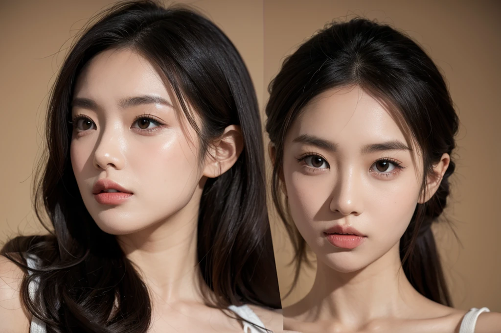 Foreign woman&#39;s side face，Show full body，A little fat face，Caucasian
