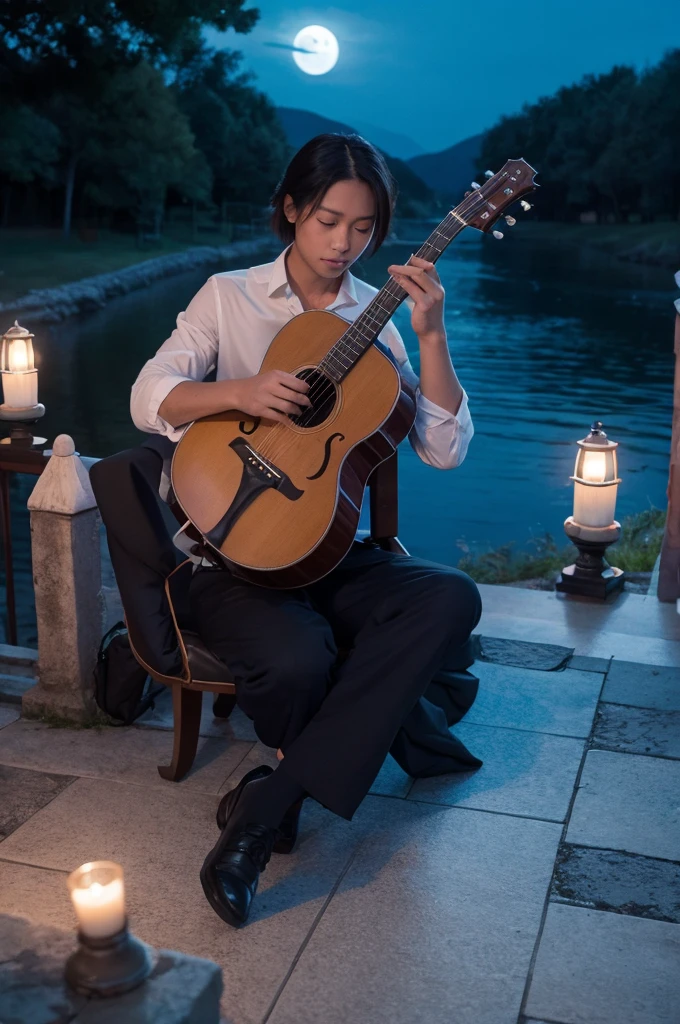 Serenade in the moonlight