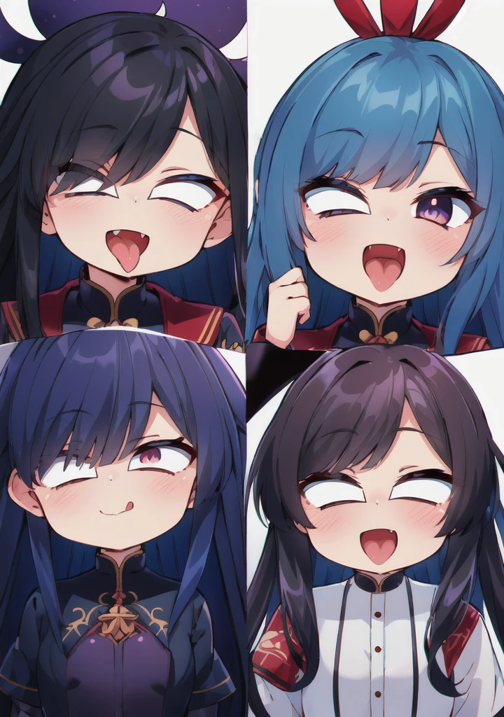 (((Characteristic clothing))),(((high quality))),Unshaven, Cloudy eyes,Anime Style,Long Tongue,Sticking out tongue,Obscene lines,Fatty face,Fallen into evil,Sexual,clumsy smile,((Unshavenの髪)),((((Long hair that covers the eyes)))),transformation,Long Hair