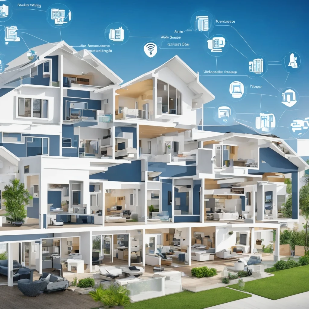 An AI-powered smart home with interconnected devices