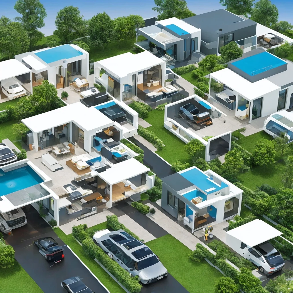 An AI-powered smart home with interconnected devices