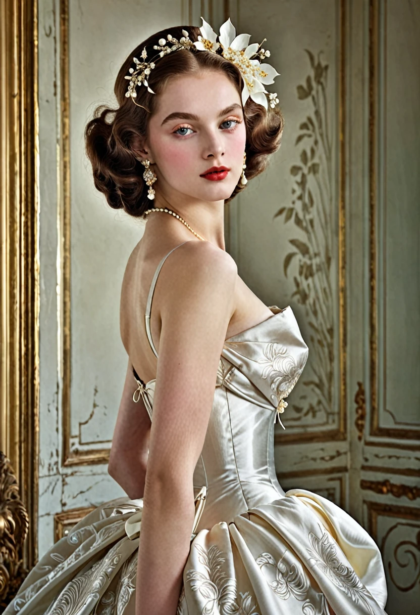 "Elegance and Youth: A Portrait of Modern Beauty"divine beauty