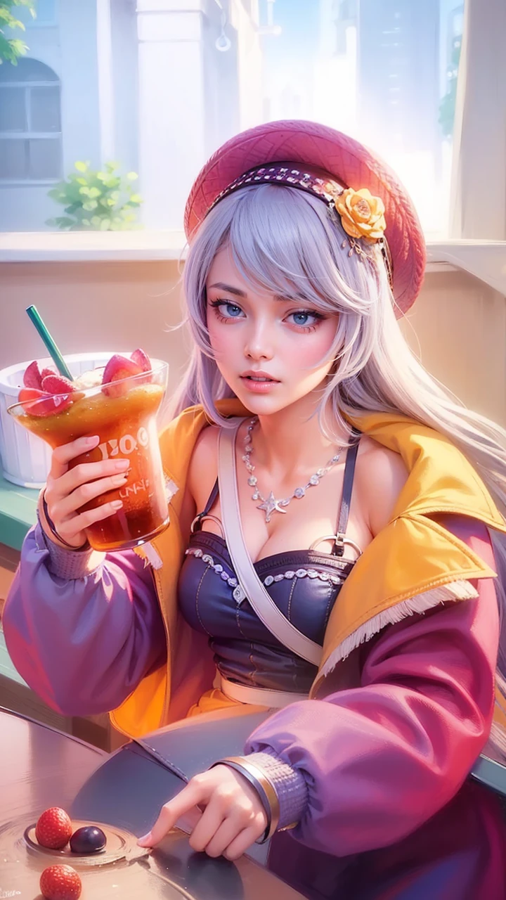 a close up of a person holding a tits, masculine female, masterpiece, ((perfect eyes)) best quality, (semirealism:1.9), beautiful lighting, (extremely detailed CG unity 4k fhd wallpaper), High Detail, Sharp focus, dramatic outdoors, 1 girl ,19 years old, light purpel eyes, 8k, ultra hd, ultra detailed texture, hyper realistic, masterpiece, detailed texture, detailed face, detailed skin, detailed lighting, (photorealistic:1.5), best quality, beautiful lighting, cinematic lighting, professional lighting, ultra highres, realistic, detailed hair, real hair, high quality, (realskin:1.5), extremely detailed, finely detail, ultra-detailed, glare, big tits, big breats, naked
