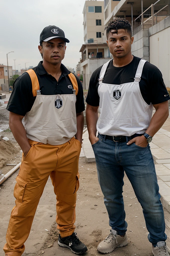 Massi and Ronaldo are construction workers