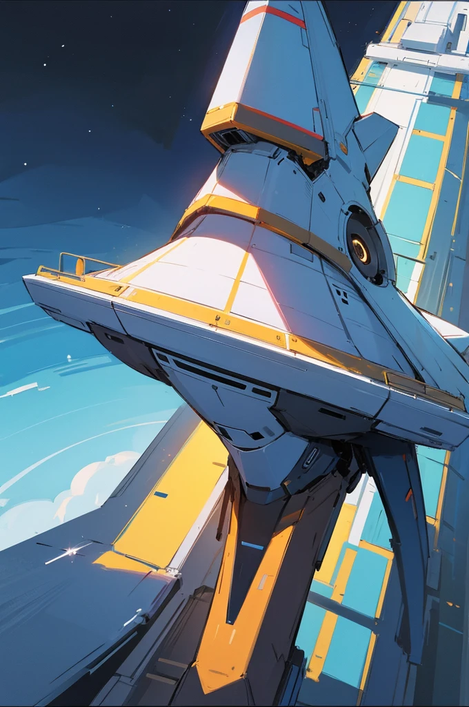 The deck of the spaceship