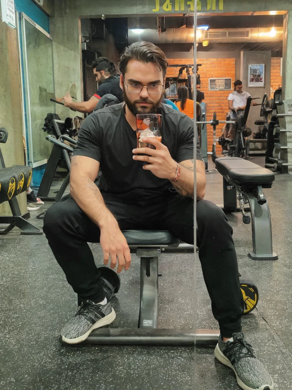 Long hair and beard