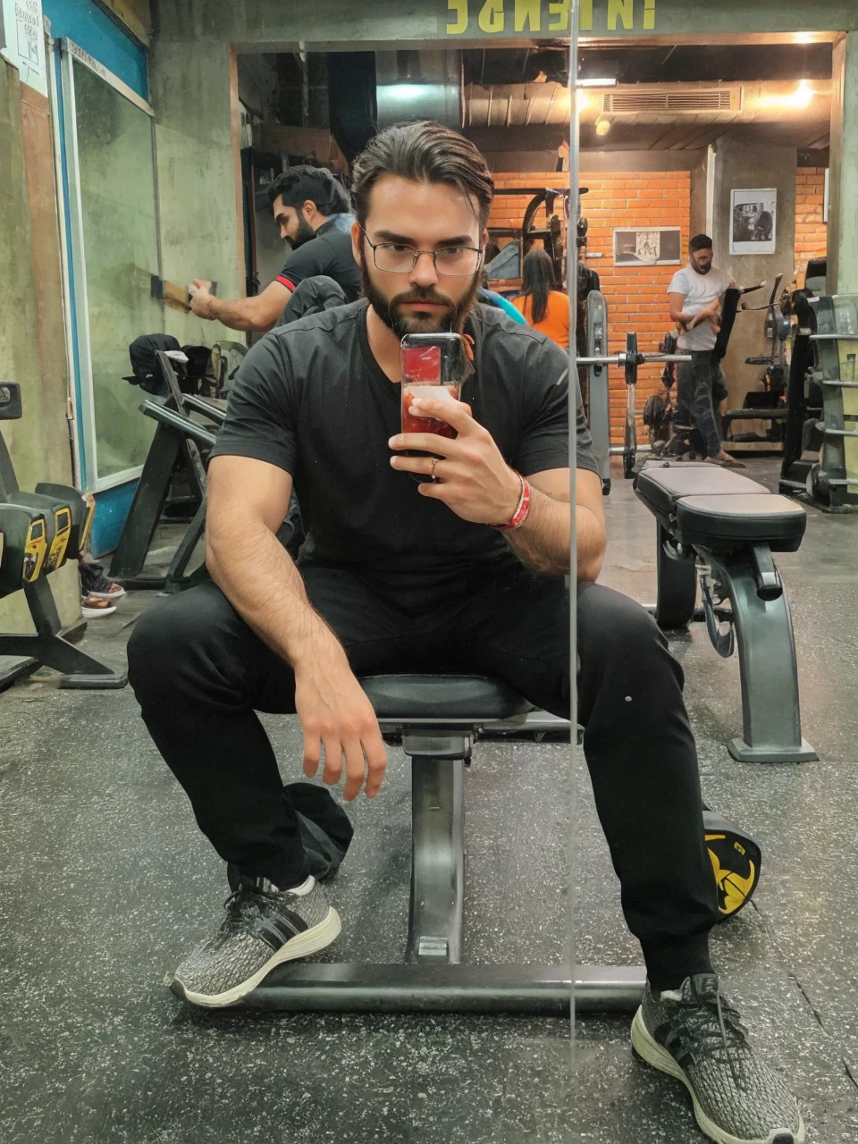 Long hair and beard