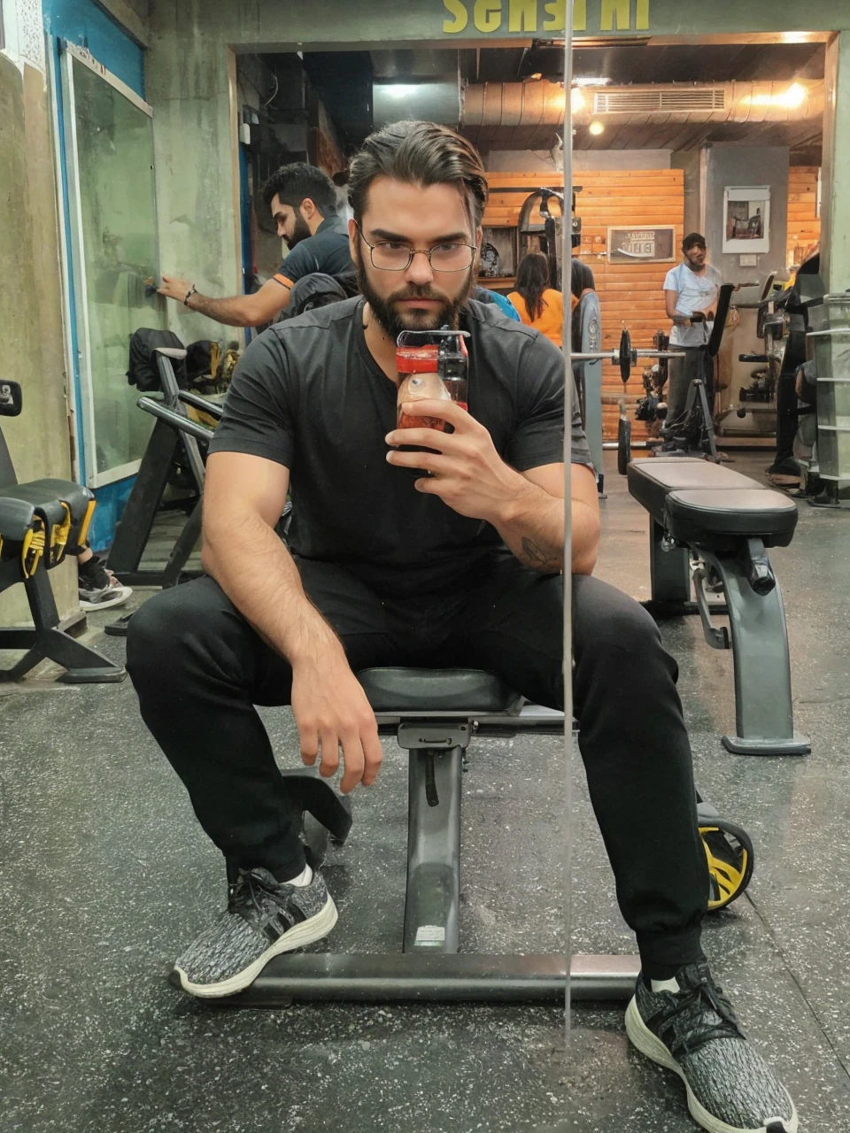 Long hair and beard