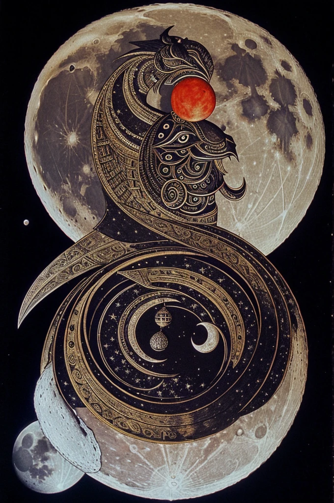 Rahu swallows the moon