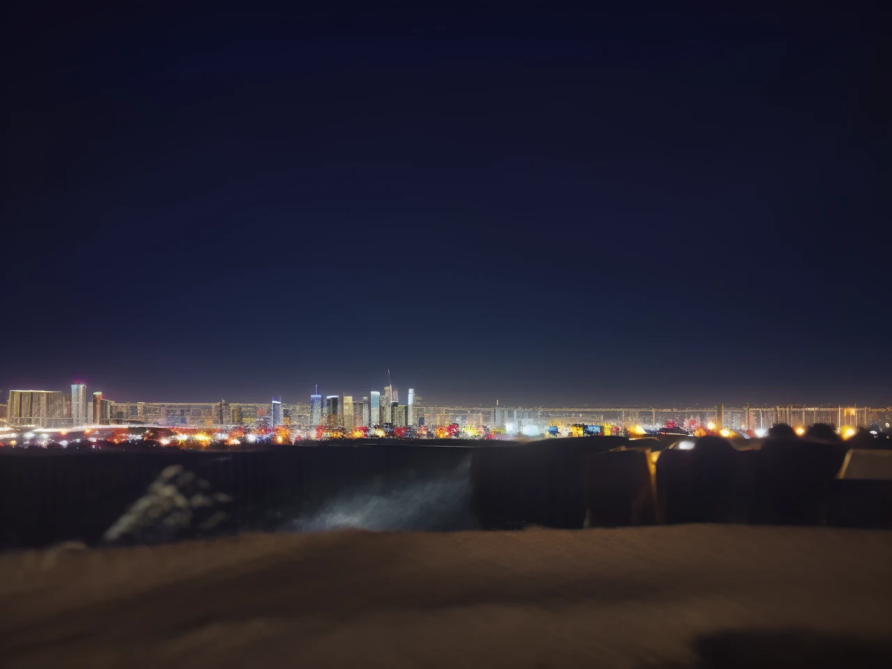 The lights of the city looks like a yacht that glides through the ink-black waves. The deck, adorned with teak and moon-kissed dew, cradles stories whispered by the wind.