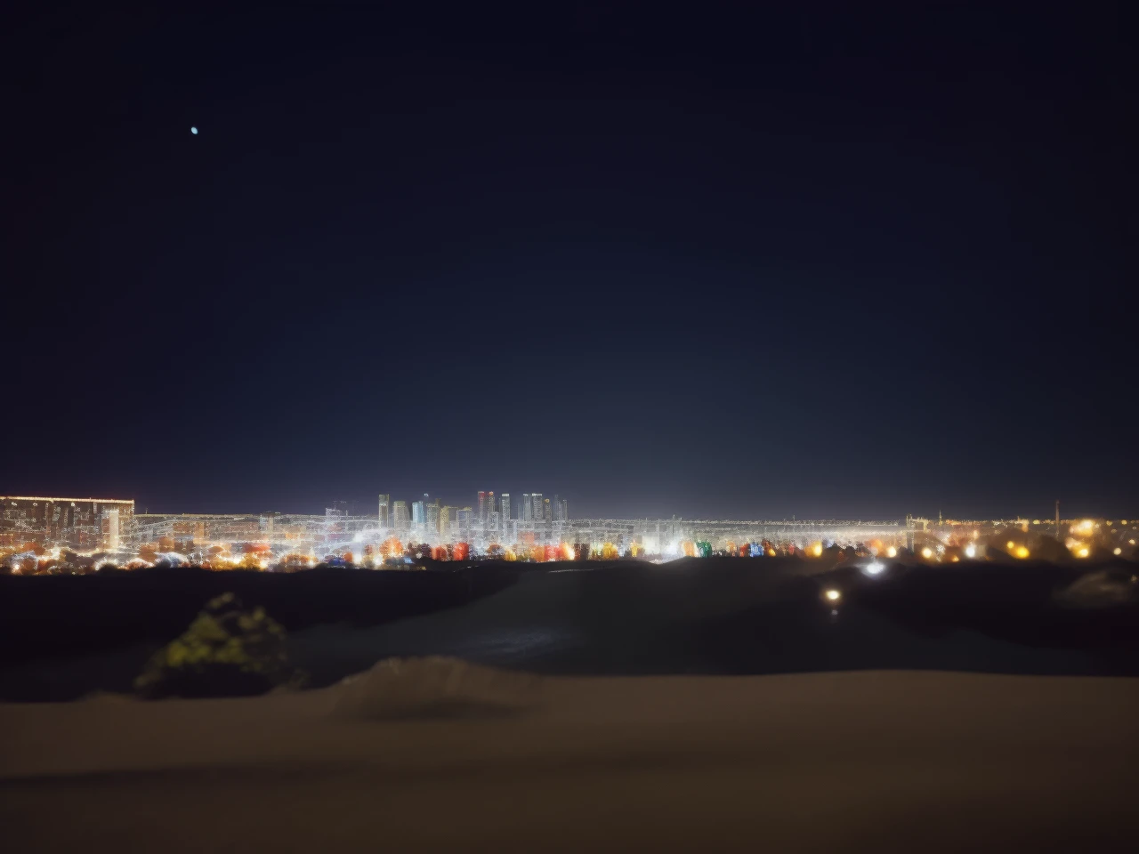 The lights of the city looks like a yacht that glides through the ink-black waves. The deck, adorned with teak and moon-kissed dew, cradles stories whispered by the wind.
