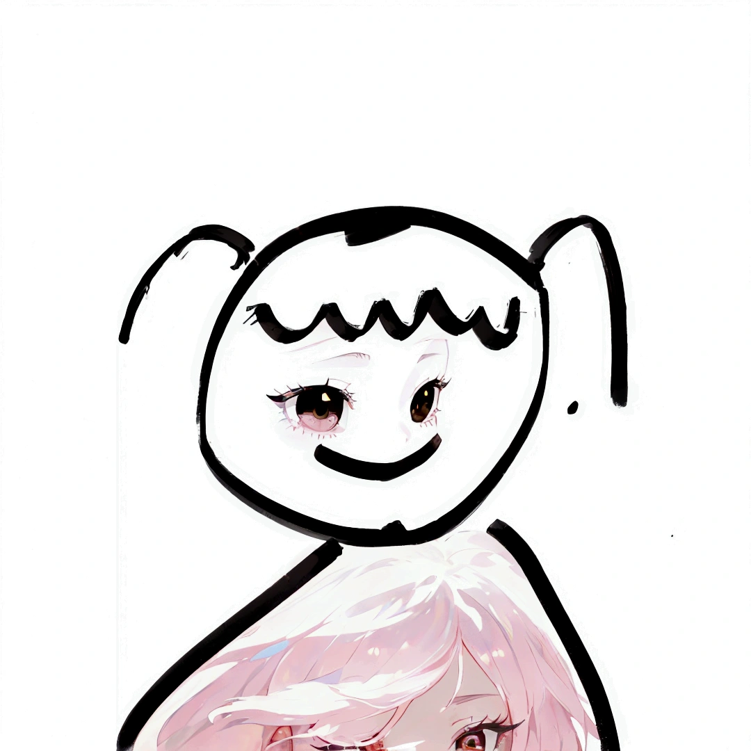 Close-up of a beautiful girl with pink hair and golden eyes,Double ponytails,Long eyelashes,Golden eye shadow,A light blush on the lips。Her hands touch her face,Her fingers are slender,And beautiful long nails。Pastel colors are used for surreal portraiture and fantasy illustrations。Ethereal background provides a cute cartoon design,Gently illuminates the dreamlike picture,Digital art technique showing detailed brush strokes in high resolution in the style of a fantasy illustrator