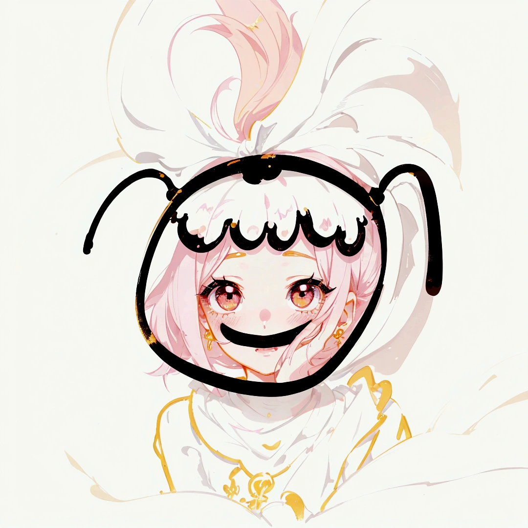 Close-up of a beautiful girl with pink hair and golden eyes,Double ponytails,Long eyelashes,Golden eye shadow,A light blush on the lips。Her hands touch her face,Her fingers are slender,And beautiful long nails。Pastel colors are used for surreal portraiture and fantasy illustrations。Ethereal background provides a cute cartoon design,Gently illuminates the dreamlike picture,Digital art technique showing detailed brush strokes in high resolution in the style of a fantasy illustrator