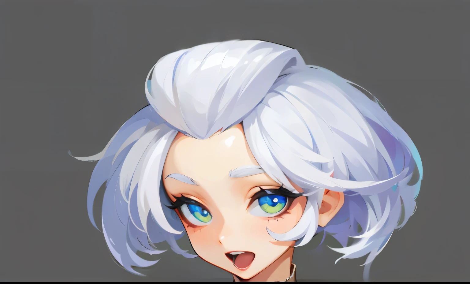 Highest quality,HD 4k,White hair