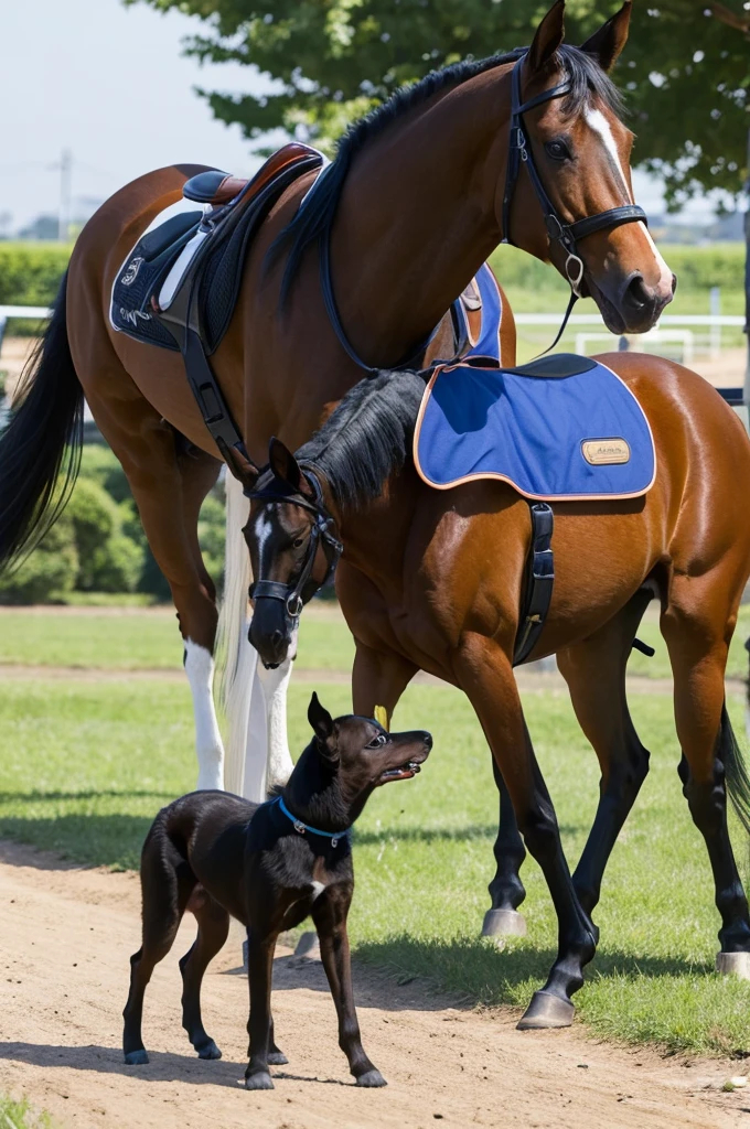 Horse and dog hybrid