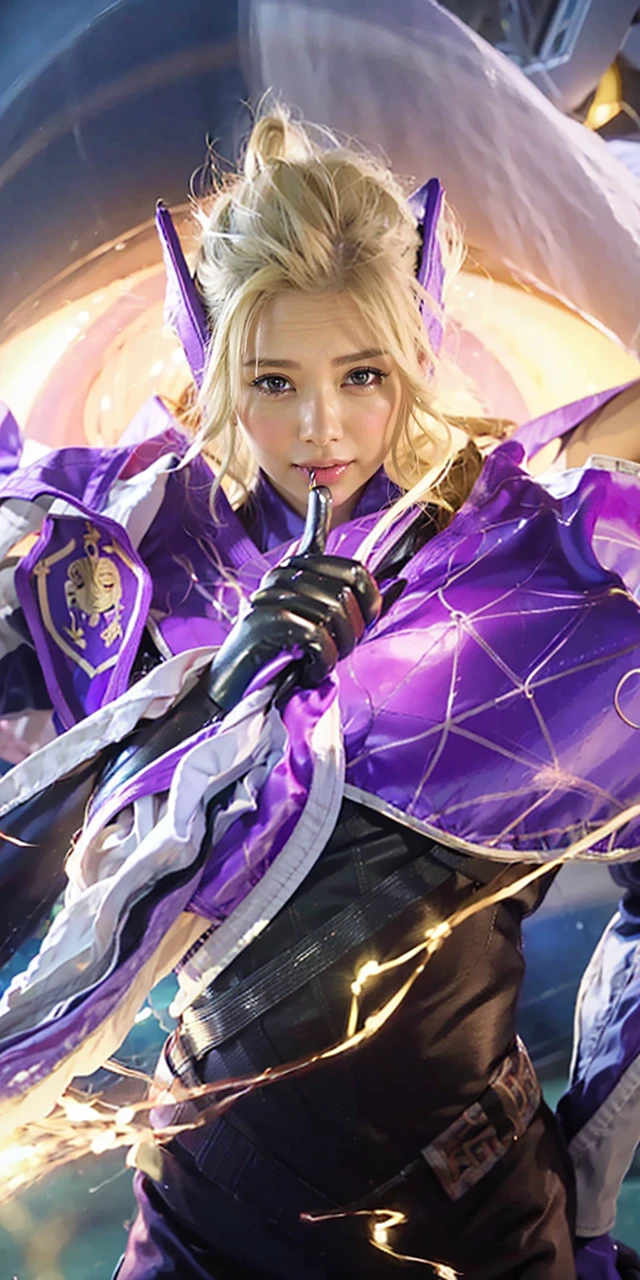 (())、(8K、Raw photography、top-quality、masterpiece:1.2)、(realisitic、Photorealsitic:1.37)、Ultra-detail、boys、solo、natta、beatiful detailed eyes、Beautiful detailed lips、profetional lighting、photon maping、Radio City、physically-based renderingt、extremely detailed eye and face、beatiful detailed eyes、Facial light、Movie Lighting、((Female martial artist attire:1.5))、 (FULL BODYSHOT)、looking at the viewers、in a dojo、