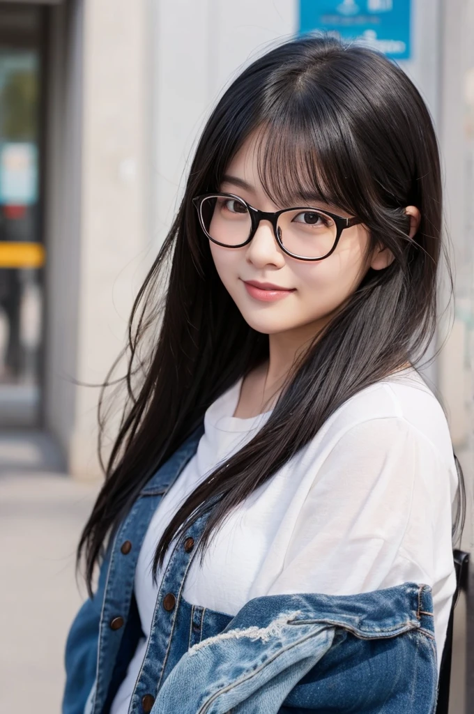 Black Hair、Glasses、Late 20s、Chubby