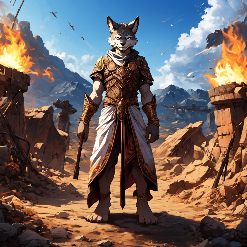 ((Barefoot furry character, full body, sharp image, focus image, furry male, plantigrade))
There is no time,
There's no space, there's no death,
There's no life, no more fear
For those who have chose to adhere.
The divine will continue our job
When the Greatest of Wars
Has destroyed all that's left
Of our world.
Our vessels in the sky
Built of living fibre,
What we've made will never die
In the Earth on Fire
Our knowledge, our lord
Safely locked inside those
Whose minds perish never more
Changing flesh as their clothes.
Time will go, the seeds will flourish in the soil
A new world brings a new round of the coil...
BREAK, ((science-fiction scenery)), ((hi-tech civilization)), intricate details, highly detailed, extreme detail, fine art, best quality, highres, (detailed face:1.5), ((full_body)), UHD, (((perfect hands))), low light