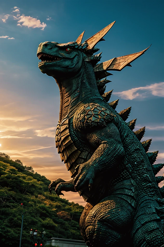Create Godzilla having sex with Mothra