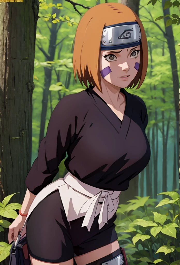 Masterpiece,Solo,1girl,Rin Nohara,(Naruto),Big Breasts,Pussy,Perfect Body,Sexy Body Hot,High Quality,High Resolution,Photograph 16K,Short Hair,Beautiful,Beautiful Woman,Naked,All Background 