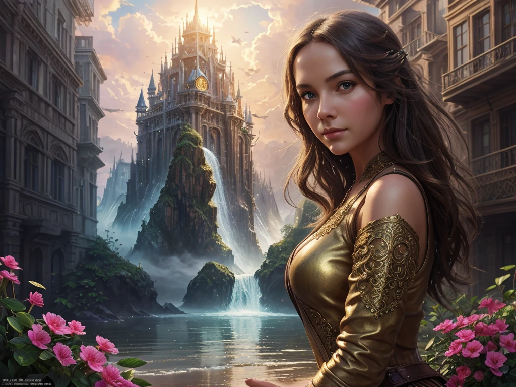 art by Vladimir Volegov,Virgin,digital art 8k,Jean-Baptiste Monge style, bright, beautiful,splash, Glittering , cute and adorable,filigree , rim lighting, lights, extremely , magic, surreal, fantasy, digital art, , wlop, artgerm and james jean, , sf, intricate artwork masterpiece, ominous, matte painting movie poster, golden ratio, trending on cgsociety, intricate, epic,trending on artstation