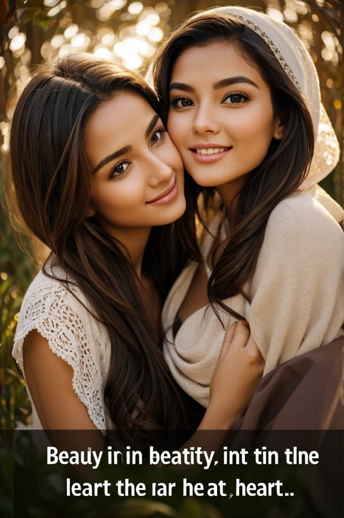 Beauty is not in the face; beauty is a light in the heart.