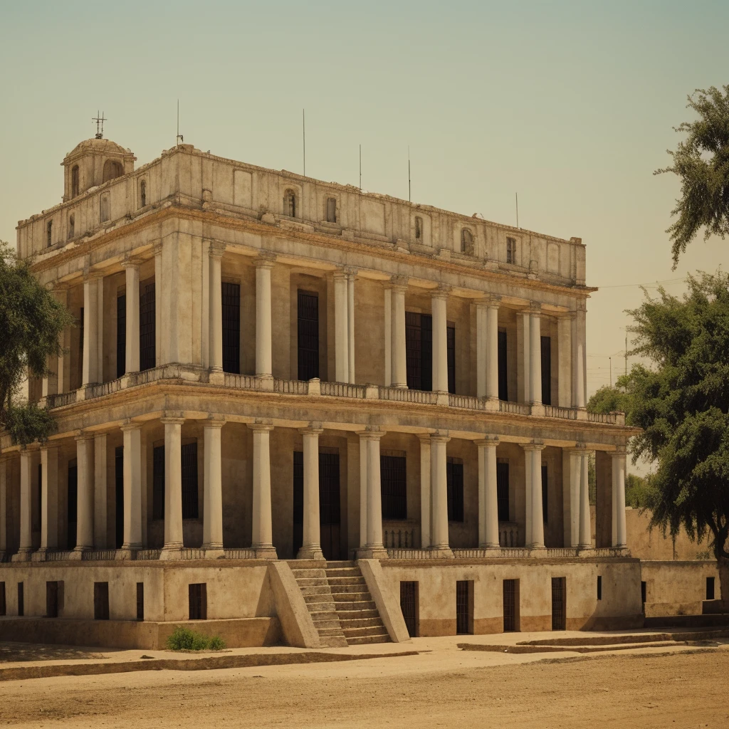 Mexican Military iNdustry building, 1840’s factory structure, timeline 1840s, mexico, imperial architecture