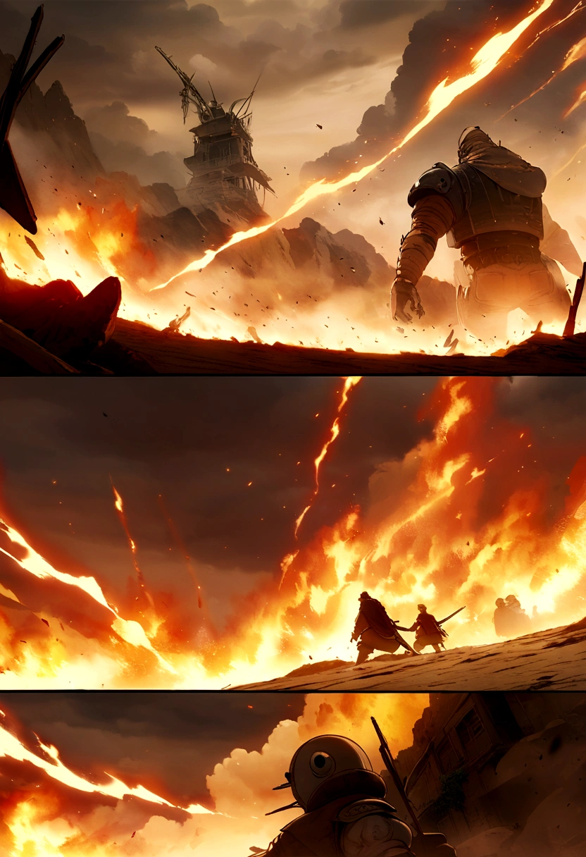 Kolobok. fury road.


baked dough ball with a face, fantastic action movie, intro art, comic drawing, high detail