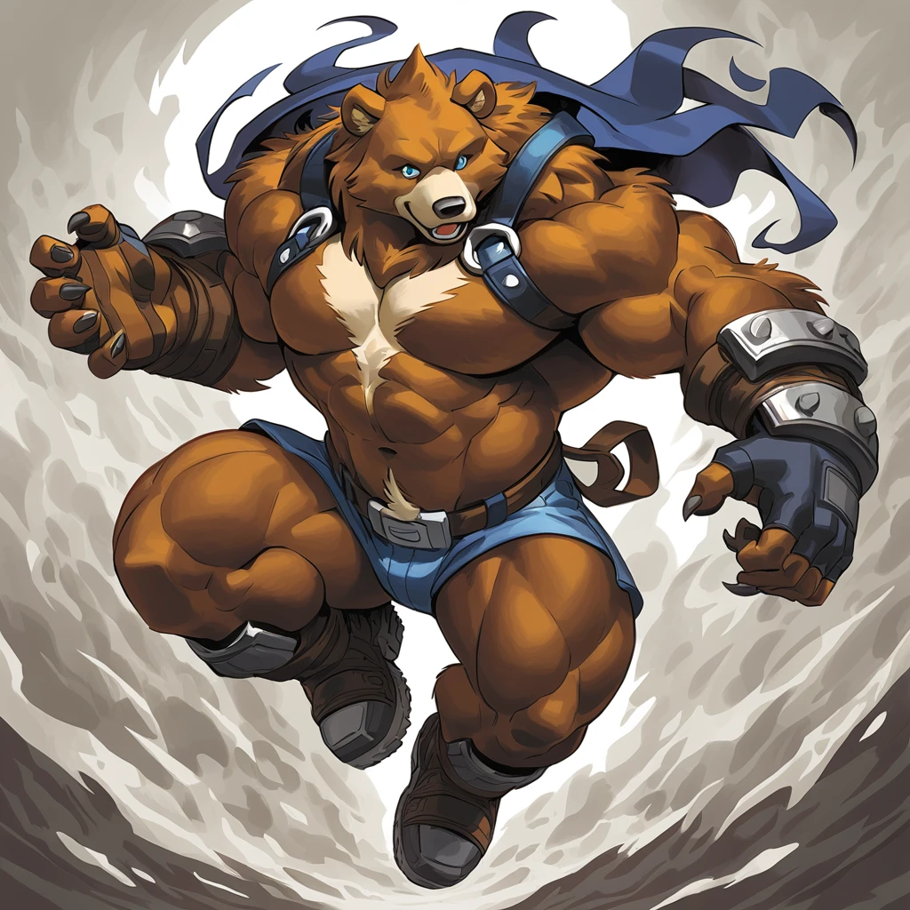 super strong bear in jesper ejsing art style