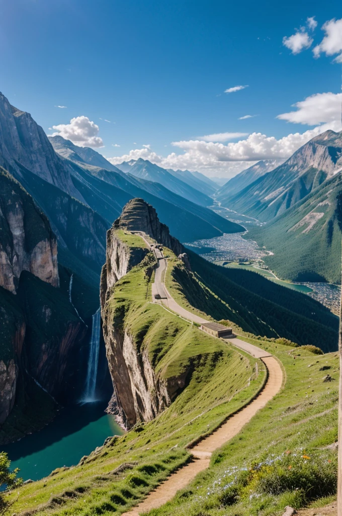 A beautiful god with scenary