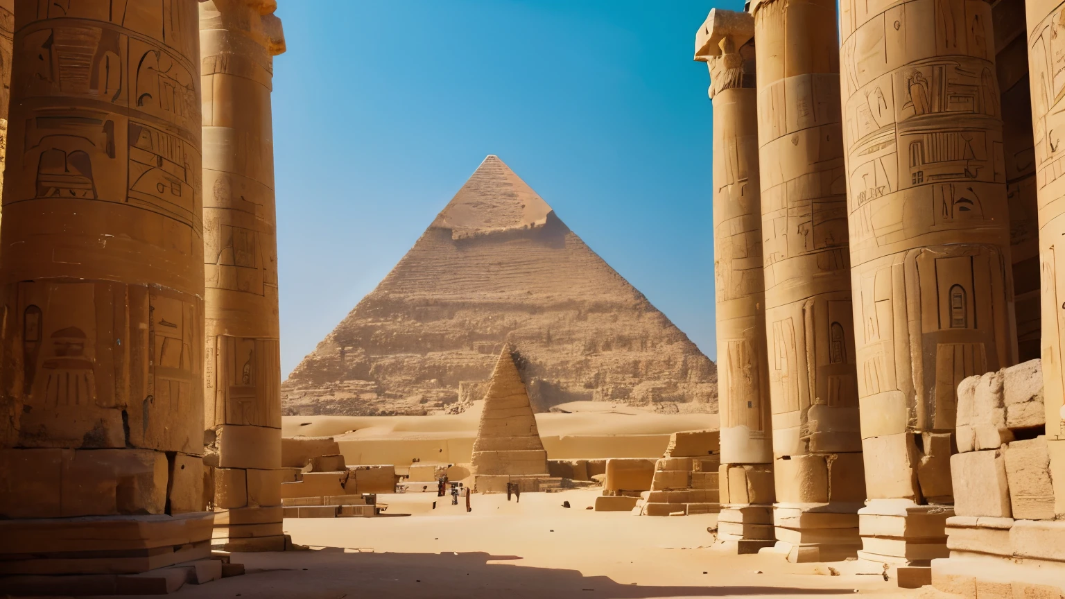 Masterpiece, Ancient Egypt, pyramid, daytime