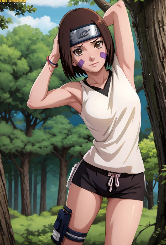 Masterpiece,Solo,1girl,Rin Nohara,(Naruto),Big Breasts,Pussy,Perfect Body,Sexy Body Hot,High Quality,High Resolution,Photograph 16K,Short Hair,Beautiful,Beautiful Woman,Nude,All Background 