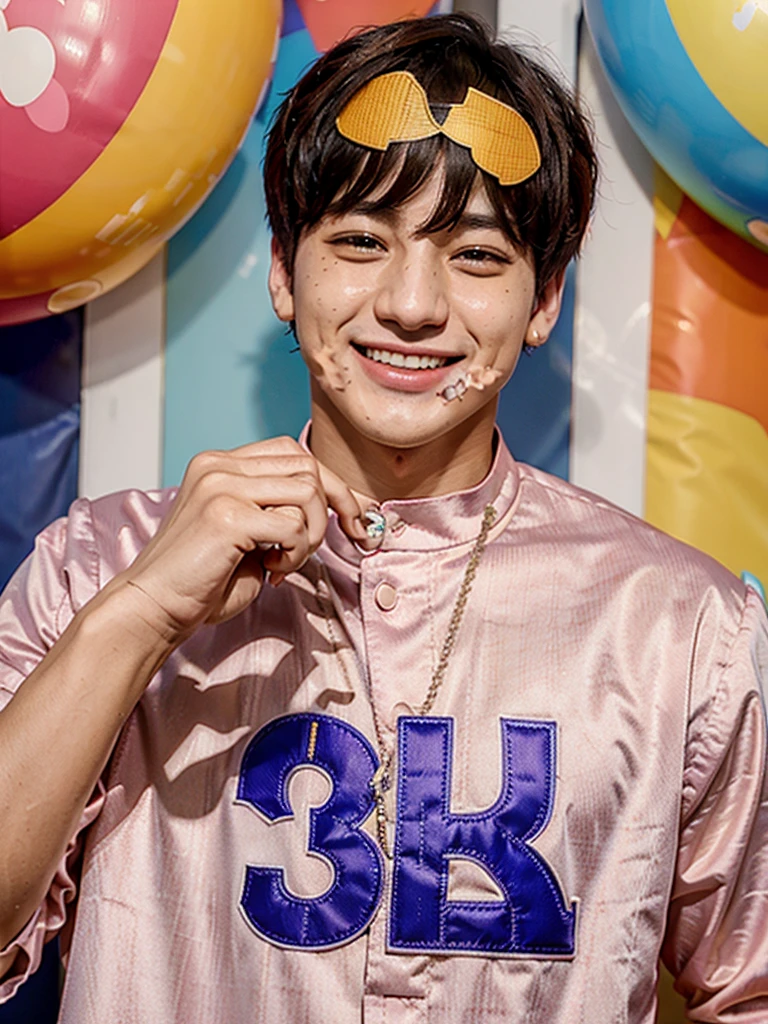 Jungkook do bts sorrindo