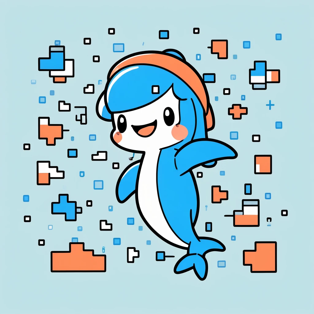 cute little dolphin

